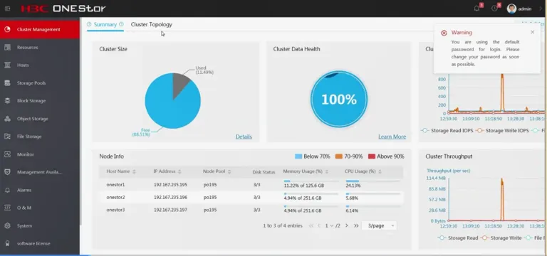 H3C ONEStor 3.0 Distributed Storage