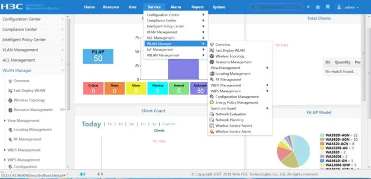 H3C iMC WSM Network Management (iMC)